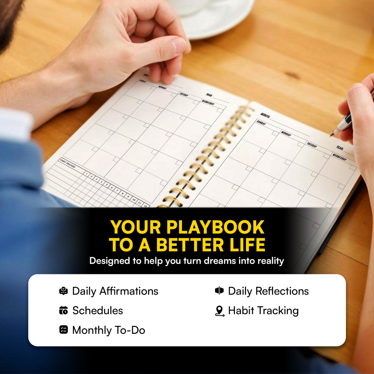 Pursuing Excellence 12-Month Workbook + Planner Kit
