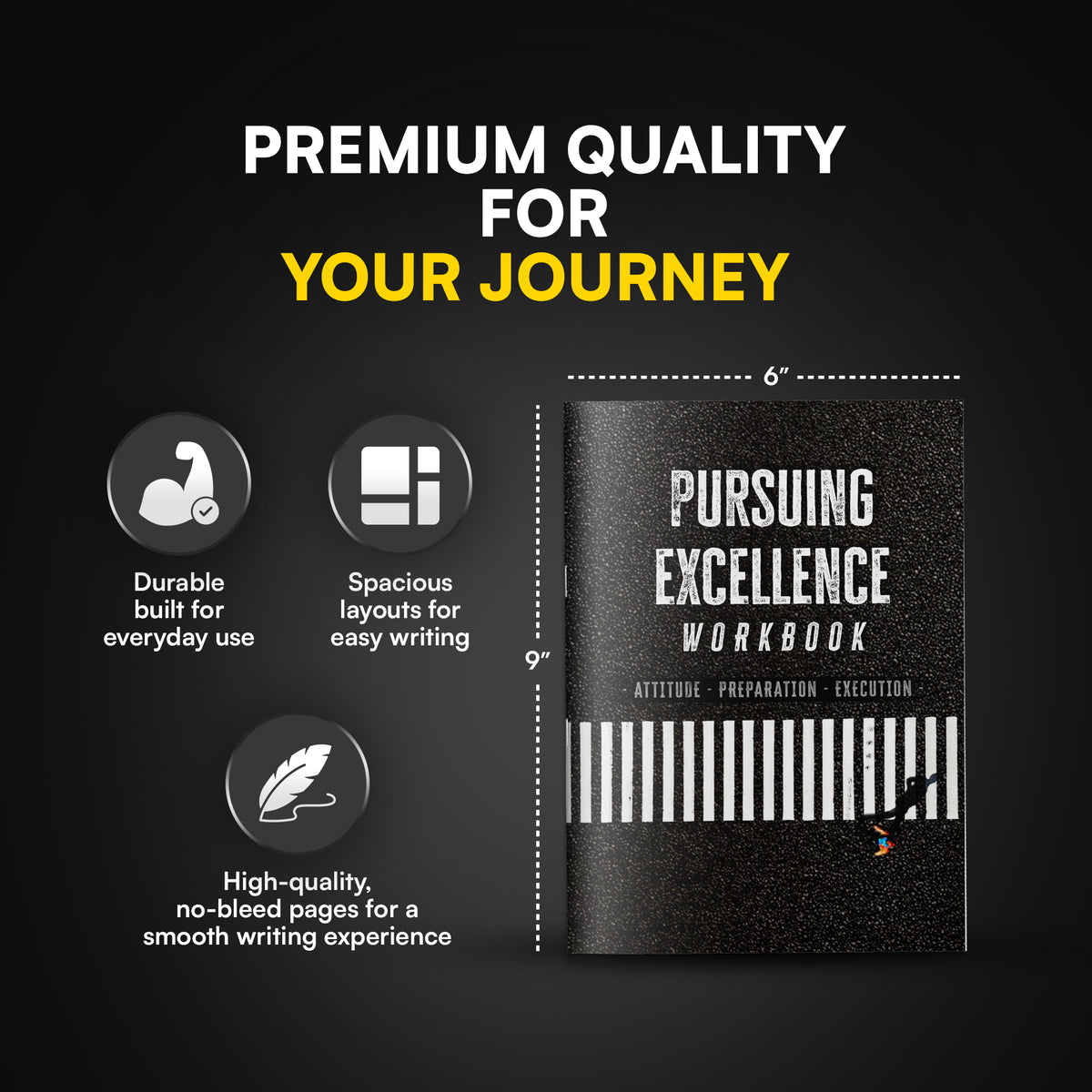 Pursuing Excellence 12-Month Workbook + Planner Kit