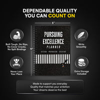 Pursuing Excellence 12-Month Workbook + Planner Kit