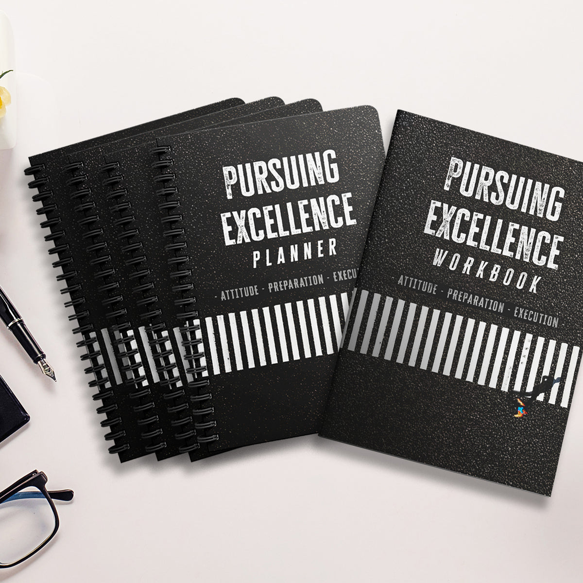 Pursuing Excellence 12-Month Workbook + Planner Kit